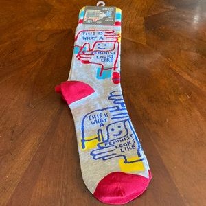 Blue Q This is what a feminist looks like socks